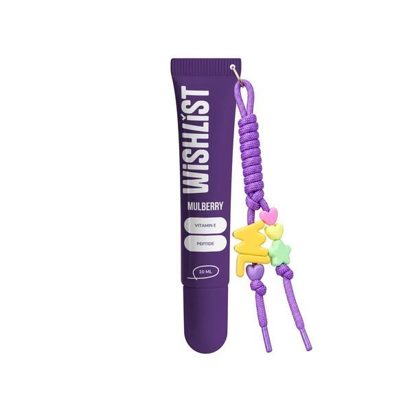 Бальзам-блиск для губ MULBERRY WiSHLiST LIP GLOSS BALM, 10 мл + Брелок-шнурок Дк-001 фото