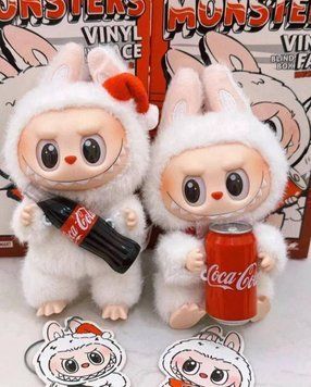 Іграшка брелок Лабубу Coca-Cola Л-1002 фото