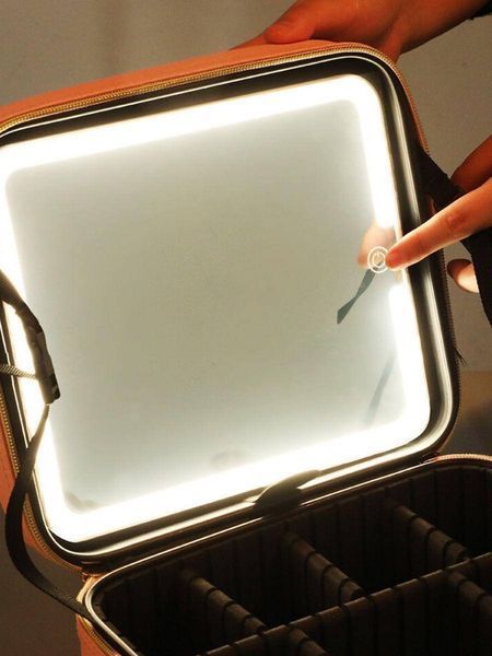 Портативна жіноча косметичка з LED дзеркалом Н-1005 фото